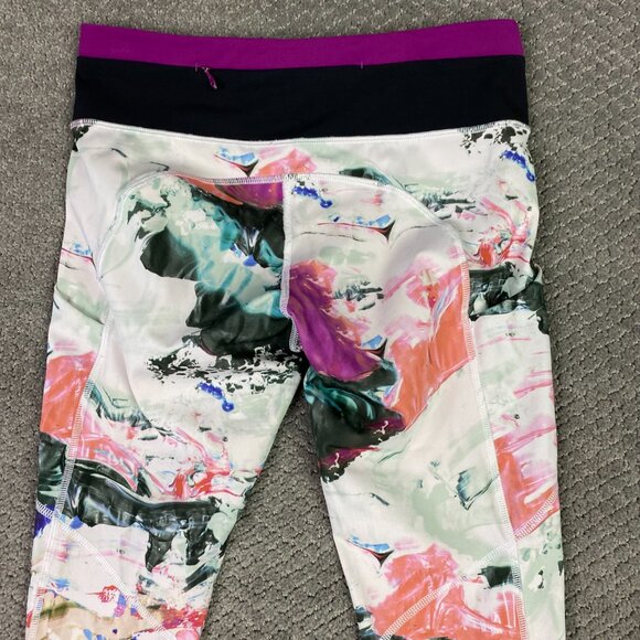 Lululemon Speed Tight III All Full On Luxtreme 6 Pigment Wave Black Regal Plum - Picture 4 of 14